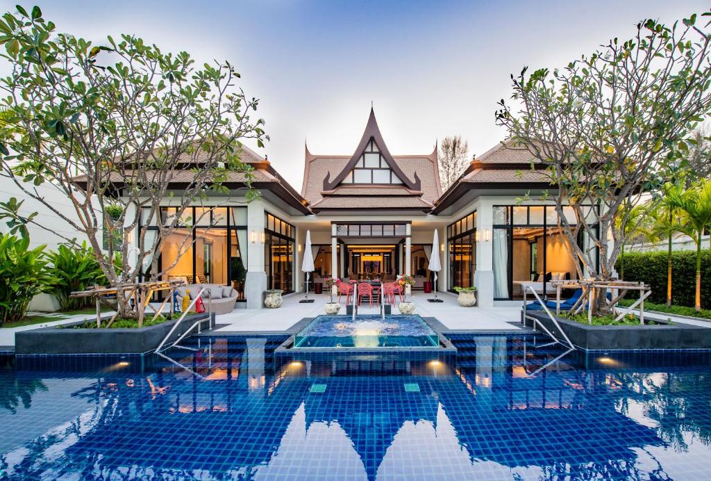 Exterior view with private pool at Laguna Villas in Thalang