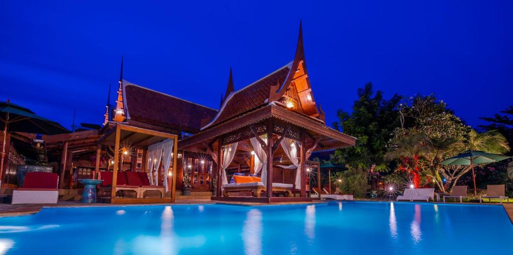 Exterior view with private pool at Royal Thai Villa in Phuket
