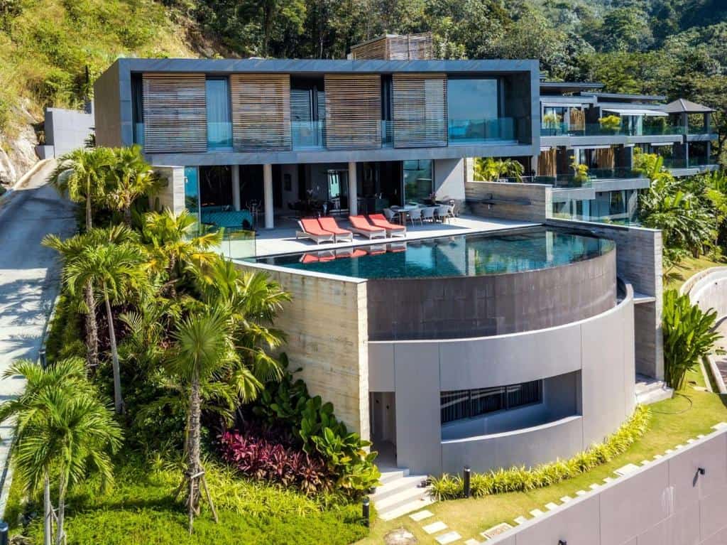 Exterior View with pool at The Cube Kalim in Patong Beach