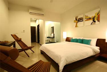 Spacious bedroom at Two Villas in Phuket