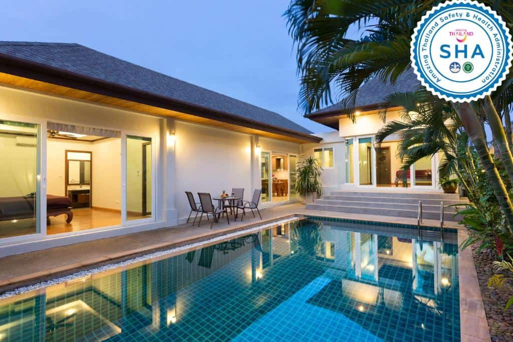 Exterior View with private pool at Alex Villa in Rawai Beach